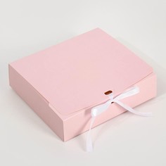 Коробка подарочная складная, упаковка, Дарите счастье