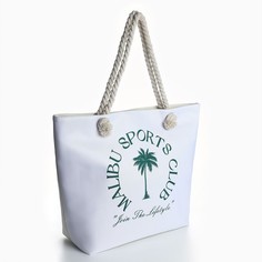 Сумка женская пляжная nazamok malibu sports club, 47×37×13.5 см
