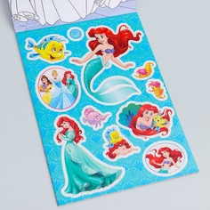 Книга с наклейками, набор для творчества детский Disney