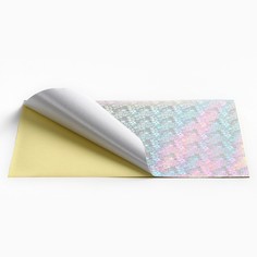 Бумага цветная самоклеящаяся а4, 6 листов, 6 цветов, 80 г/м², человек-паук Marvel