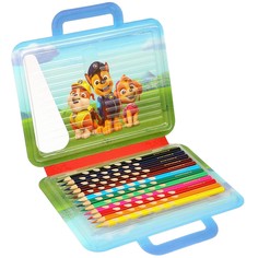 Цветные карандаши, 12 цветов, трехгранные, щенячий патруль PAW Patrol