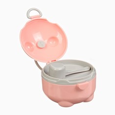 Контейнер для детского питания мишка 1, 150 мл, розовый Mum&Baby