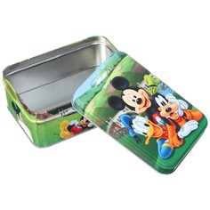 Копилка 14х10х5.8 см, металл, микки маус Disney
