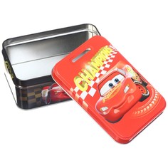 Копилка 14х10х5.8 см, металл, тачки Disney