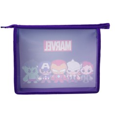 Папка пластиковая для тетрадей а5, на молнии, мстители Marvel