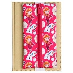 Пенал мягкий, 1 отделение, 95х200 мм, с резинкой, холодное сердце Disney