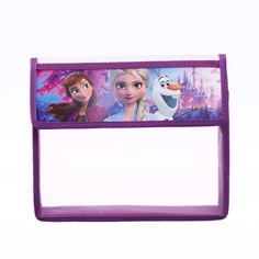 Папка для тетрадей а5, на липучке, пластик, холодное сердце Disney