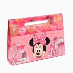 Пакет подарочный-коробка, подарочная упаковка, 40х30х12 см, минни маус Disney