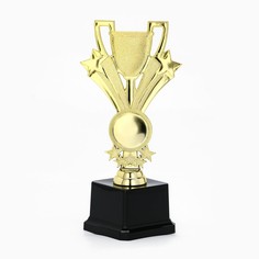 Наградная фигура кубок, золото, подставка пластик, 22 х 10,5 х 7,5 см Командор