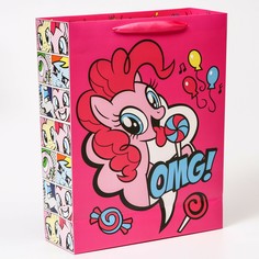 Пакет подарочный, 31х40х11.5 см, упаковка, my little pony Hasbro