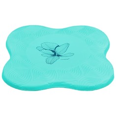 Коврик под колени для йоги sangh flower, 20х20 см, цвет бирюзовый