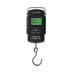 Весы-безмен luazon lv-505, электронный, до 50 кг, точность до 10 г, подсветка, черный