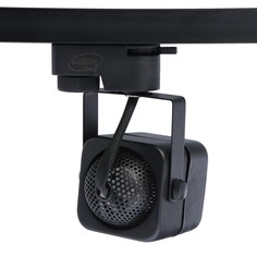 Трековый светильник luazon lighting под лампу gu10, квадратный, корпус черный