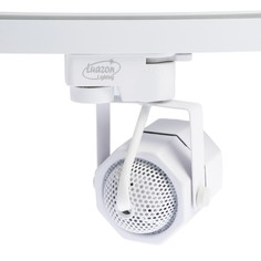 Трековый светильник luazon lighting под лампу gu10, восемь граней, корпус белый