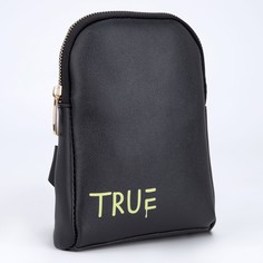 Сумка молодежная через плечо true, цвет черный Nazamok