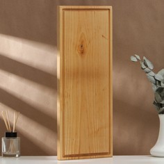 Доска разделочная деревянная с кровостоком adelica, 50×20×2 см, покрыта маслом, цельная береза