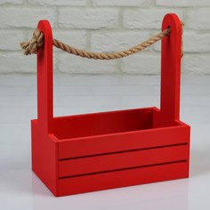 Набор кашпо деревянных 3 в 1 (30.5×18.5×35; 25.5×15×30; 20×12×23) Дарим красиво