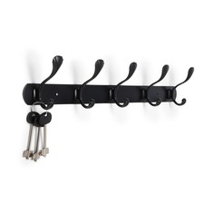 Вешалка cappio cvp014, металлическая, пятирожковая, цвет черный