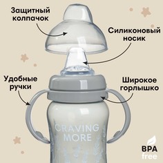 Поильник-непроливайка m&b little world collection, мягкий носик, от 9 мес., 270 мл. Mum&Baby
