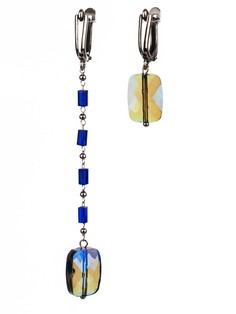 Серьги Бусики Колечки