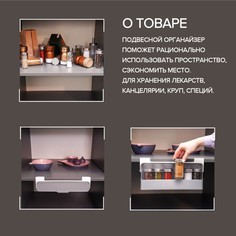 Органайзер для хранения сыпучих продуктов, подвесной, 32×13,5×9,5см Skyphos