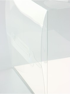 Коробка с pvc для цветов и десертов 15×16×16 см Upak Land