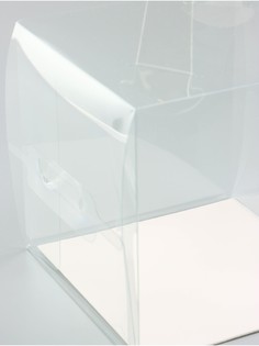 Коробка с pvc для десертов 13 х 13 х 13 см Upak Land
