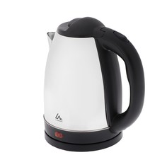 Чайник электрический luazon lsk-1805, металл, 1.8 л, 1500 вт, серебристый