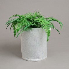 Контейнер с ручками, 22 × 26 см, спанбонд, плотность 130 г/м², greengo