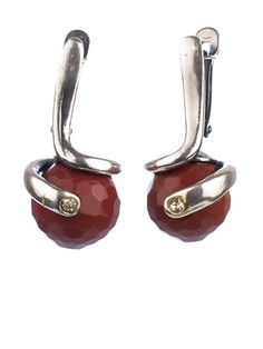 Серьги Бусики Колечки