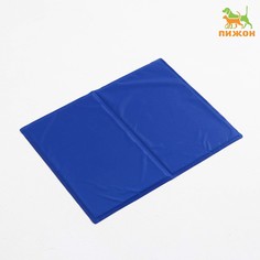 Коврик охлаждающий (гель), 65 х 50 см, синий Пижон