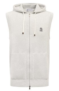 Хлопковый жилет Brunello Cucinelli