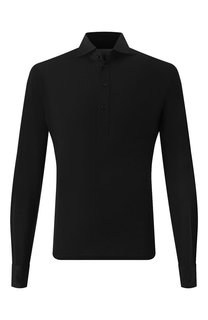 Поло из шелка и хлопка Brunello Cucinelli
