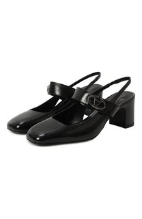 Кожаные туфли VLogo Locker Valentino