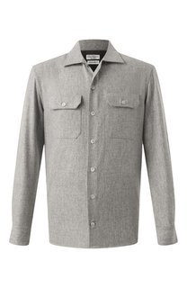 Шерстяная рубашка Brunello Cucinelli