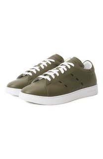 Кожаные кеды Kiton