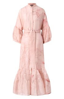 Платье изо льна и шелка Kiton
