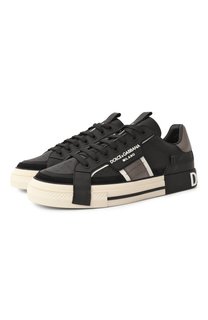 Кожаные кеды Custom 2.Zero Dolce & Gabbana