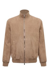 Замшевый бомбер Brunello Cucinelli