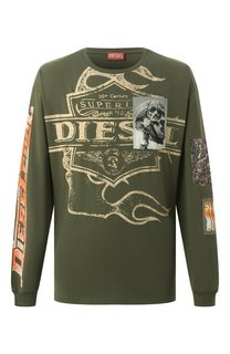 Хлопковый лонгслив Diesel