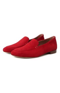 Замшевые лоферы Kiton