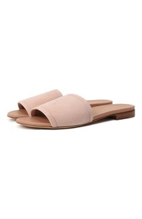 Замшевые шлепанцы Kiton