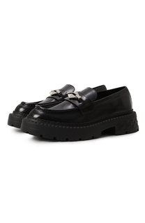 Кожаные лоферы Marlow Diamond Jimmy Choo