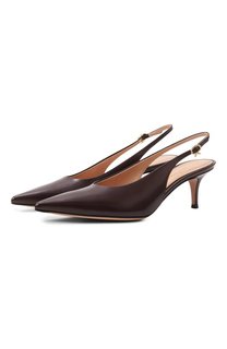 Кожаные туфли Robbie Sling 55 Gianvito Rossi