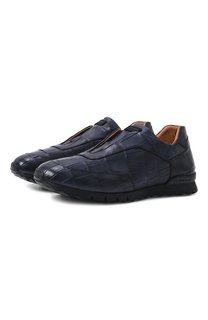 Кроссовки из кожи аллигатора Kiton