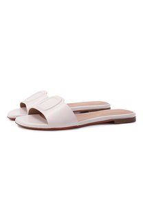 Кожаные шлепанцы Santoni