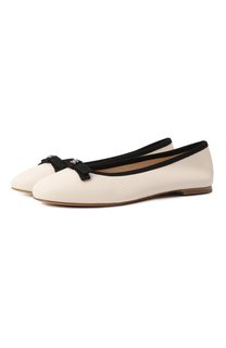 Кожаные балетки Casadei