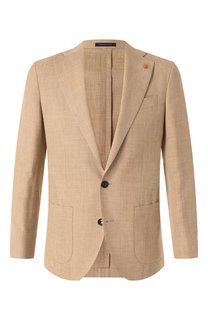 Пиджак из шерсти и шелка Sartoria Latorre