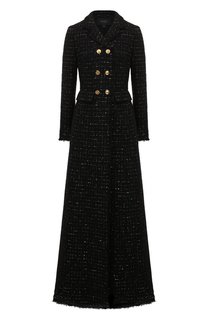 Пальто из хлопка и шерсти Giambattista Valli