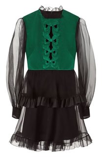 Комбинированное платье Valentino
